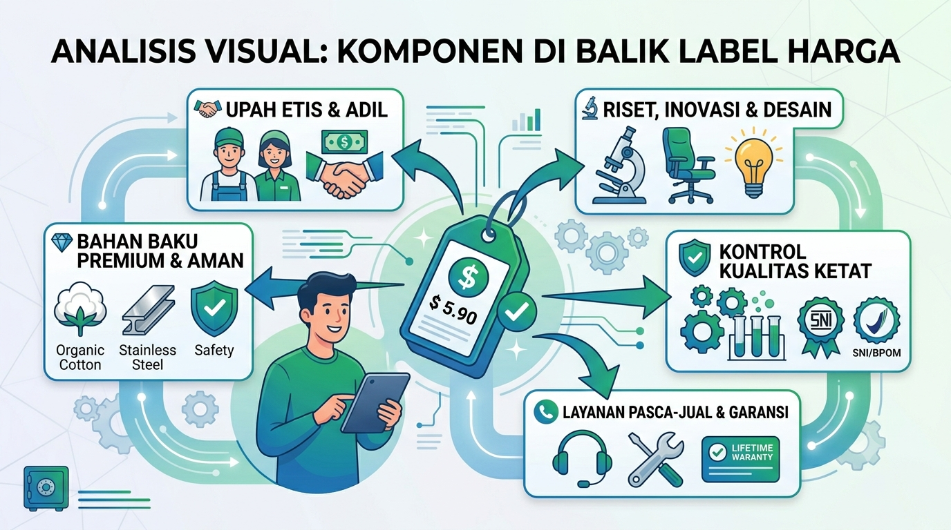 Panduan Transparansi: Mengapa Produk Berkualitas Memiliki Harga Lebih Tinggi? (Value Behind Price)