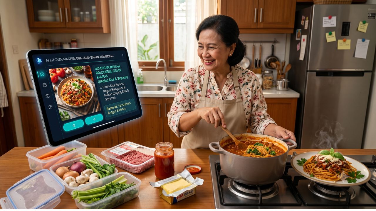 Masak Apa Hari Ini? Ubah Sisa Bahan di Kulkas Jadi Hidangan Mewah Lewat Bantuan AI