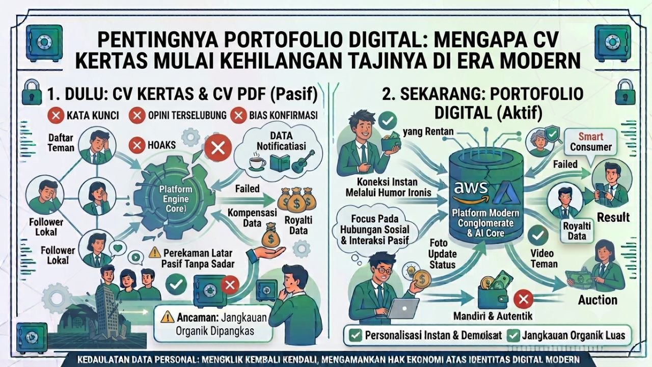 Pentingnya Portofolio Digital: Mengapa CV Kertas Mulai Kehilangan Tajinya di Era Modern