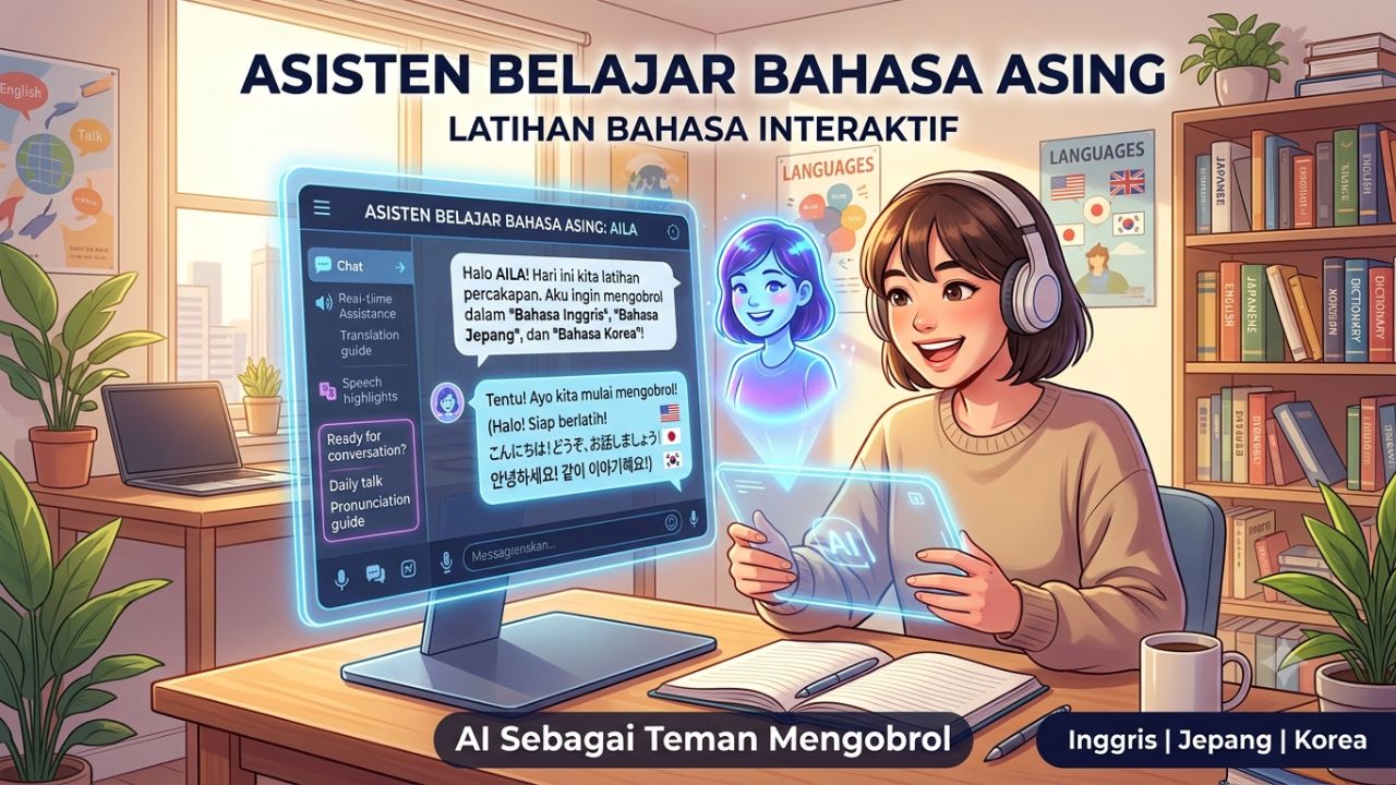 Asisten Belajar Bahasa Asing: Menjadikan AI sebagai Teman Mengobrol Interaktif untuk Melatih Kemampuan Bahasa