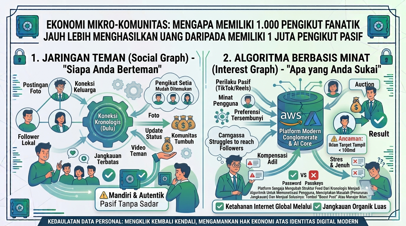 Ekonomi Mikro-Komunitas: Mengapa 1.000 Pengikut Fanatik Jauh Lebih Berharga daripada 1 Juta Pengikut Pasif