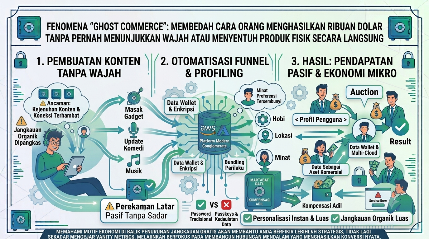 Fenomena “Ghost Commerce”: Menghasilkan Ribuan Dolar Tanpa Wajah dan Produk Fisik