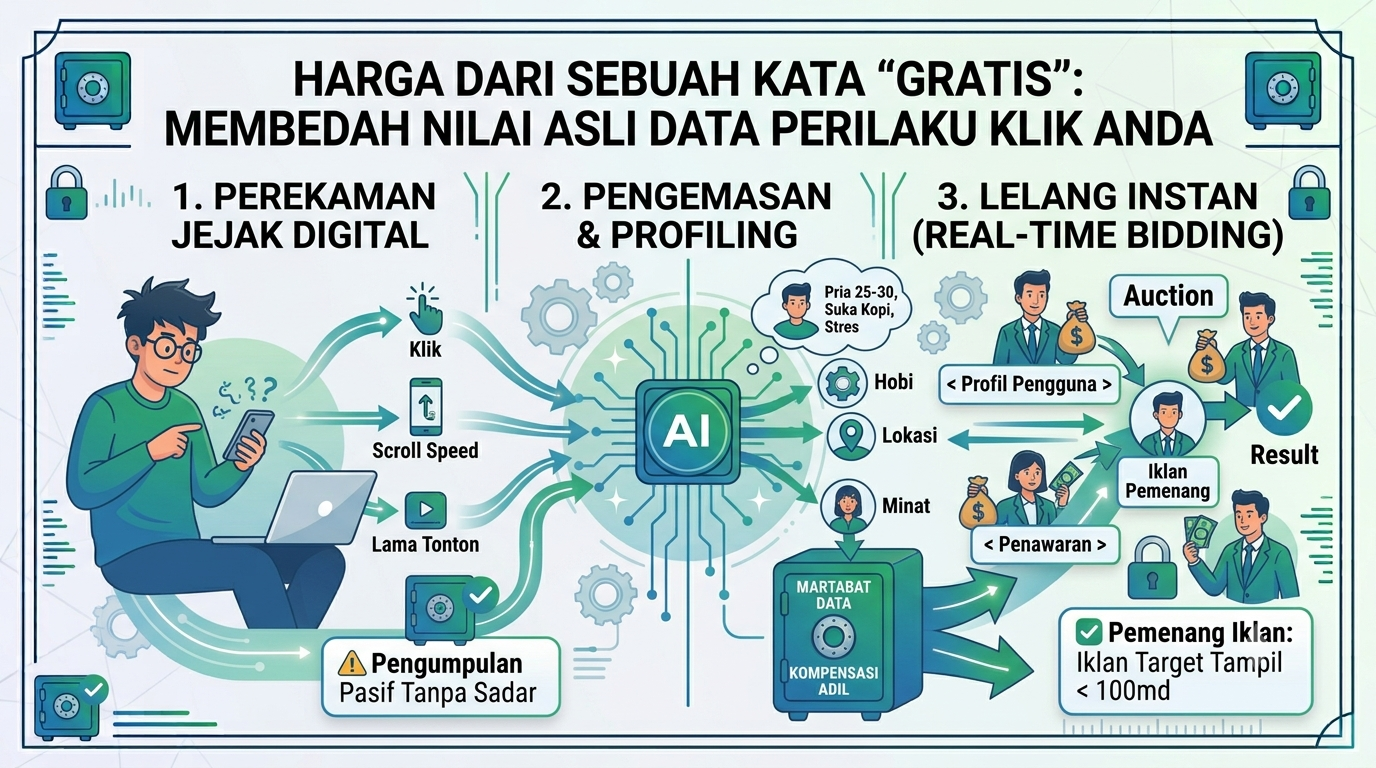 Harga dari Sebuah Kata “Gratis”: Membedah Nilai Asli Data Perilaku Klik Anda