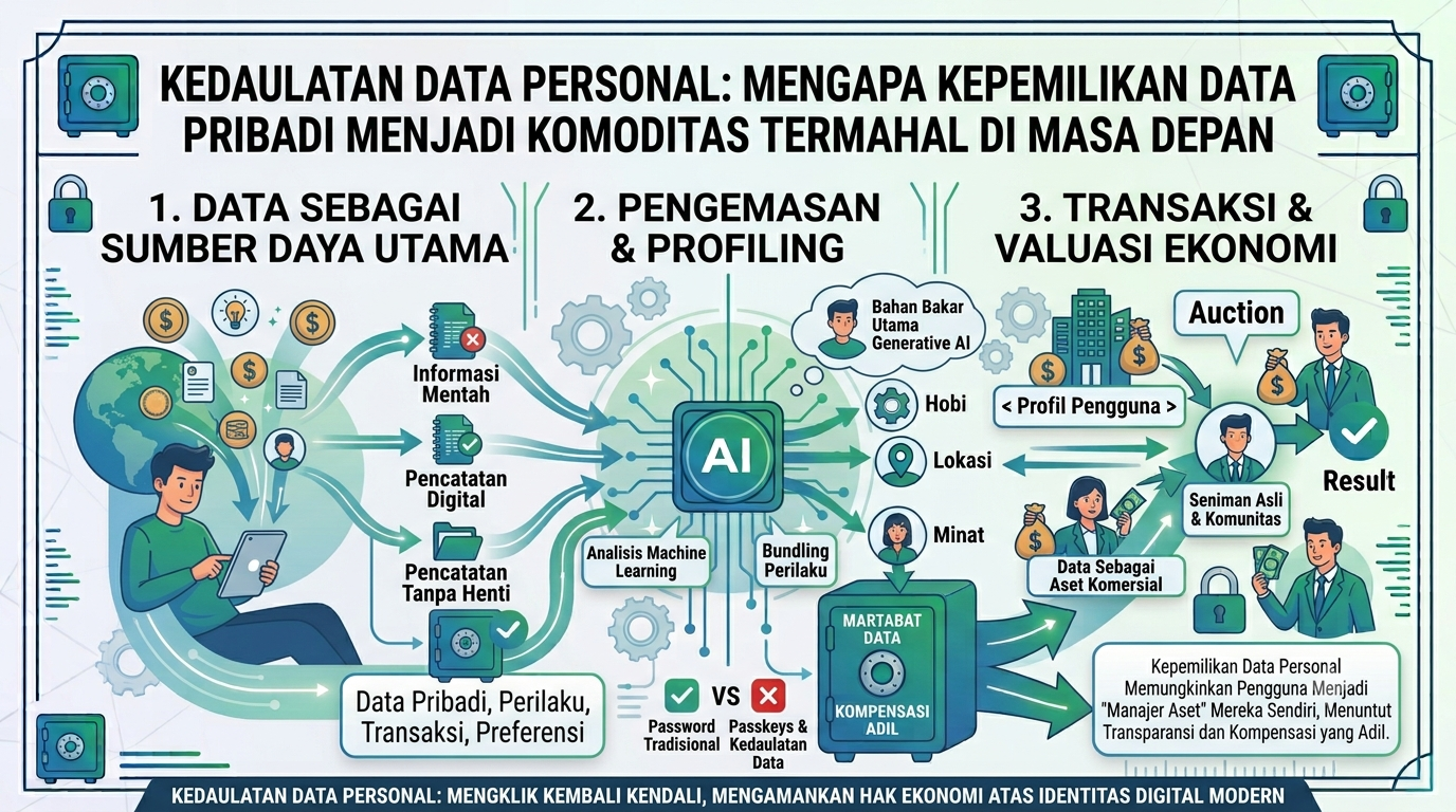 Kedaulatan Data Personal: Mengapa Kepemilikan Data Pribadi Menjadi Komoditas Termahal di Masa Depan
