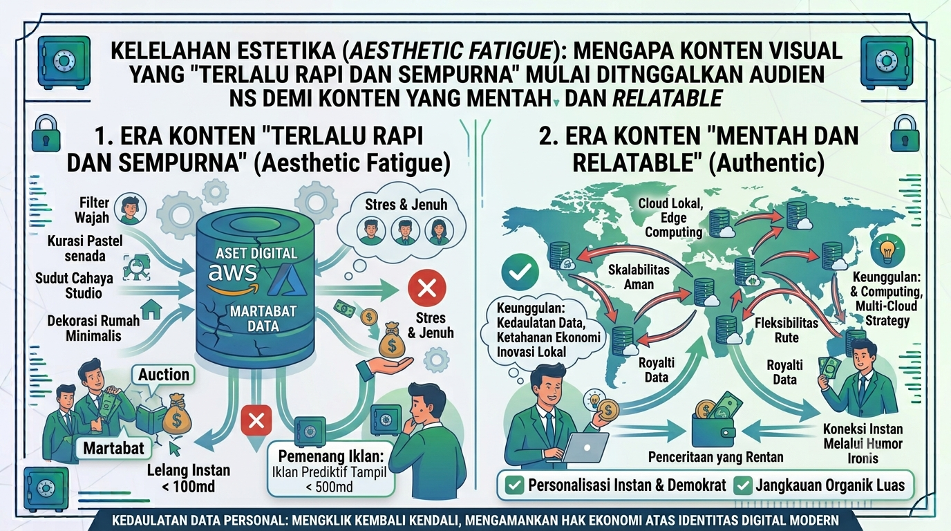 Kelelahan Estetika (Aesthetic Fatigue): Ketika Keberantakan Menjadi Kemewahan Baru di Media Sosial