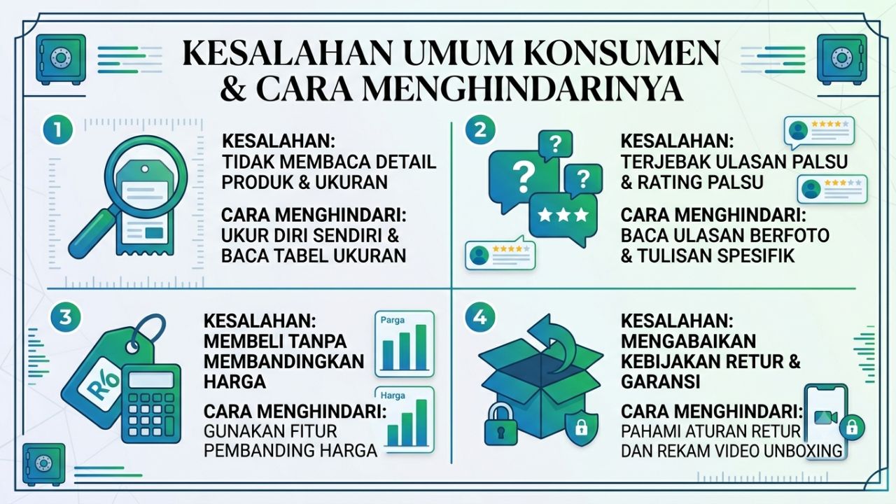 Panduan Pintar: Menghindari 5 Kesalahan Umum yang Sering Dilakukan Konsumen Saat Belanja Online