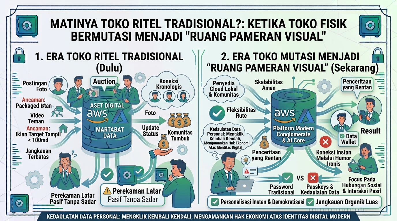 Matinya Toko Ritel Tradisional?: Ketika Toko Fisik Bermutasi Menjadi “Ruang Pameran Visual”