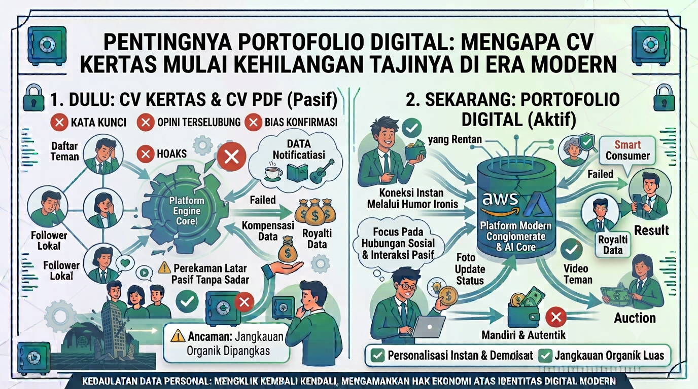 Pentingnya Portofolio Digital: Mengapa CV Kertas Mulai Kehilangan Tajinya di Era Modern