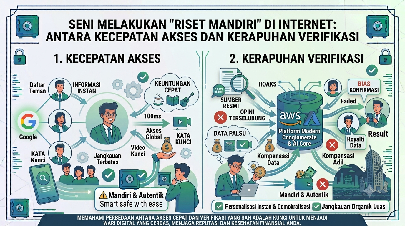 Seni Melakukan “Riset Mandiri” di Internet: Antara Kecepatan Akses dan Kerapuhan Verifikasi